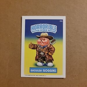 Horrorible Kids Ghoulish Goggins 2024 Spookala Tampa Mark Pingitore Card